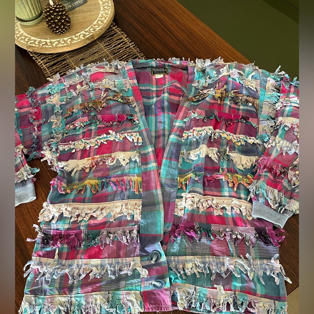 Paula Sweet Muslin Mink cardigan size Large